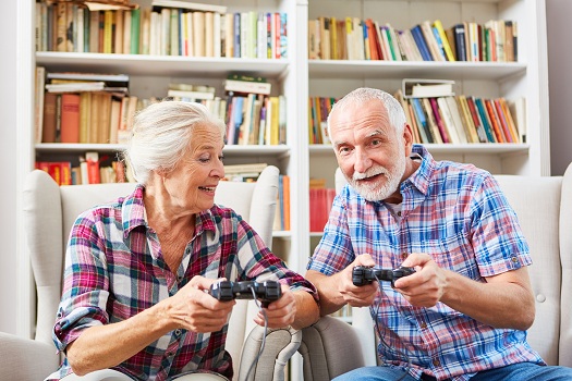 electronic games for older adults